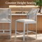 Best Choice Products Set of 2 Indoor Outdoor Counter Height Barstools w/ All-Weather Rope & Aluminum